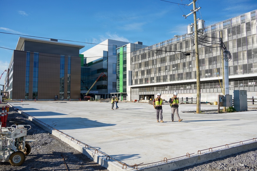 Construction continues on the Louisville Medical Center June 24, 2026