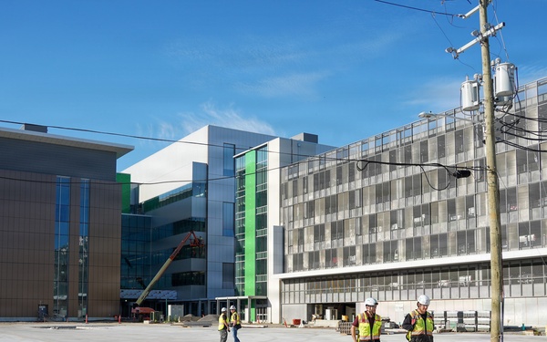 Construction continues on the Louisville Medical Center June 24, 2026