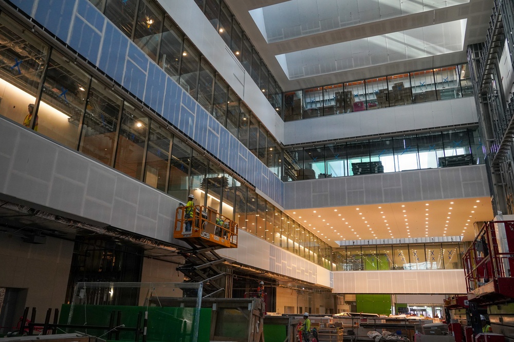 Construction continues on the Louisville Medical Center June 24, 2026
