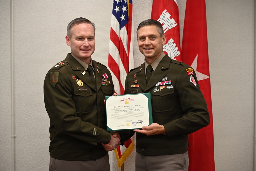Lt. Col. Robert Burnham Concludes Command of USACE Buffalo District