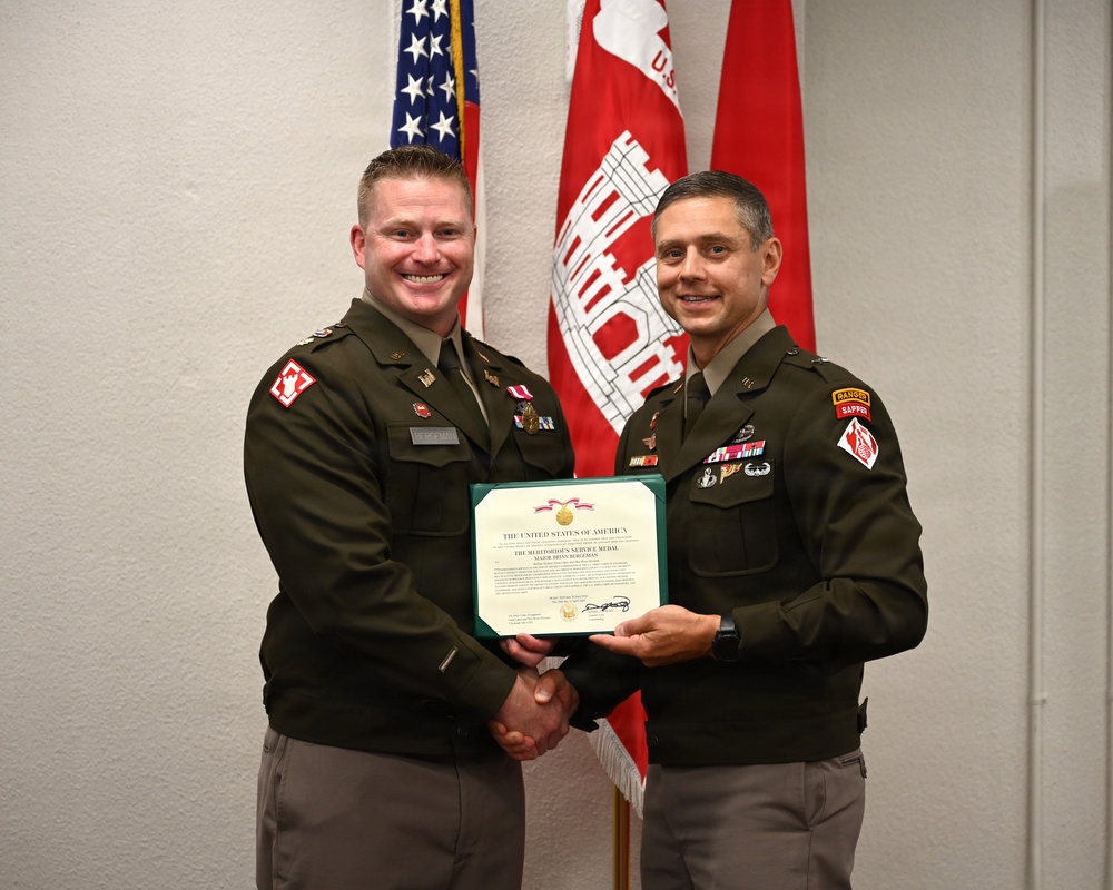 Maj. Brian Bergeman Concludes Service as Buffalo District Deputy Commander