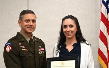 Brittany Bergeman Recognized for Support to USACE Buffalo District