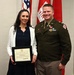 Brittany Bergeman Recognized for Support to USACE Buffalo District