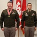 Maj. Brian Bergeman Receives Bronze de Fleury Medal