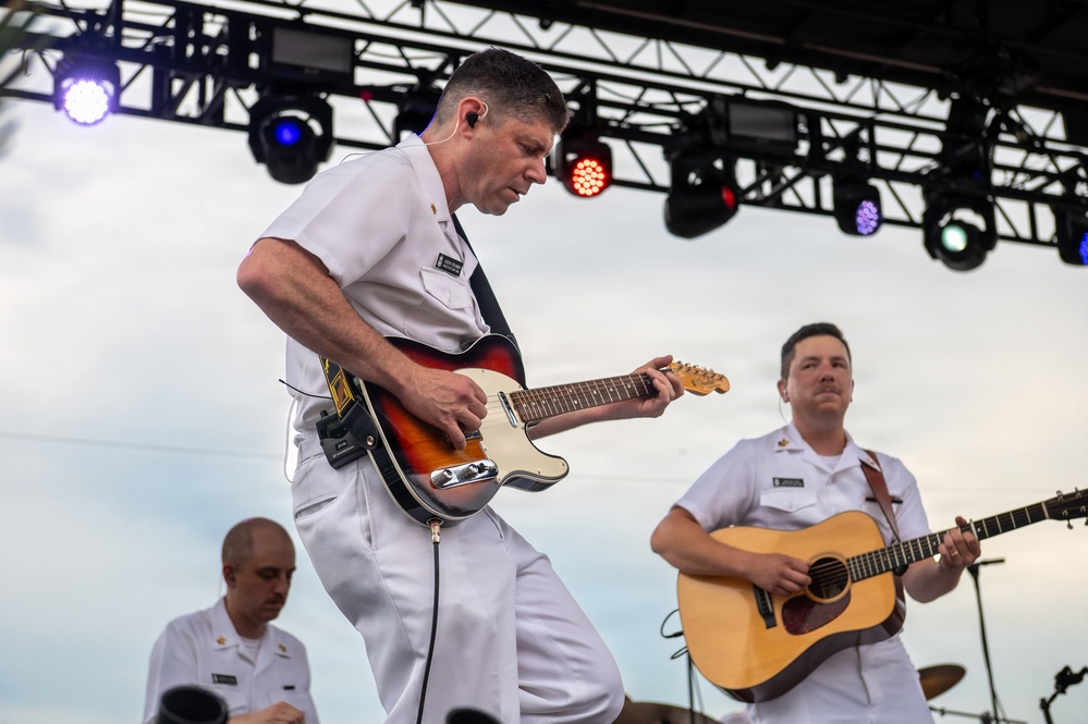 U.S. Navy Band Country Current Performs at Sail 250 in Baltimore, Maryland