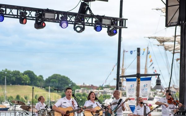 U.S. Navy Band Country Current Performs at Sail 250 in Baltimore, Maryland