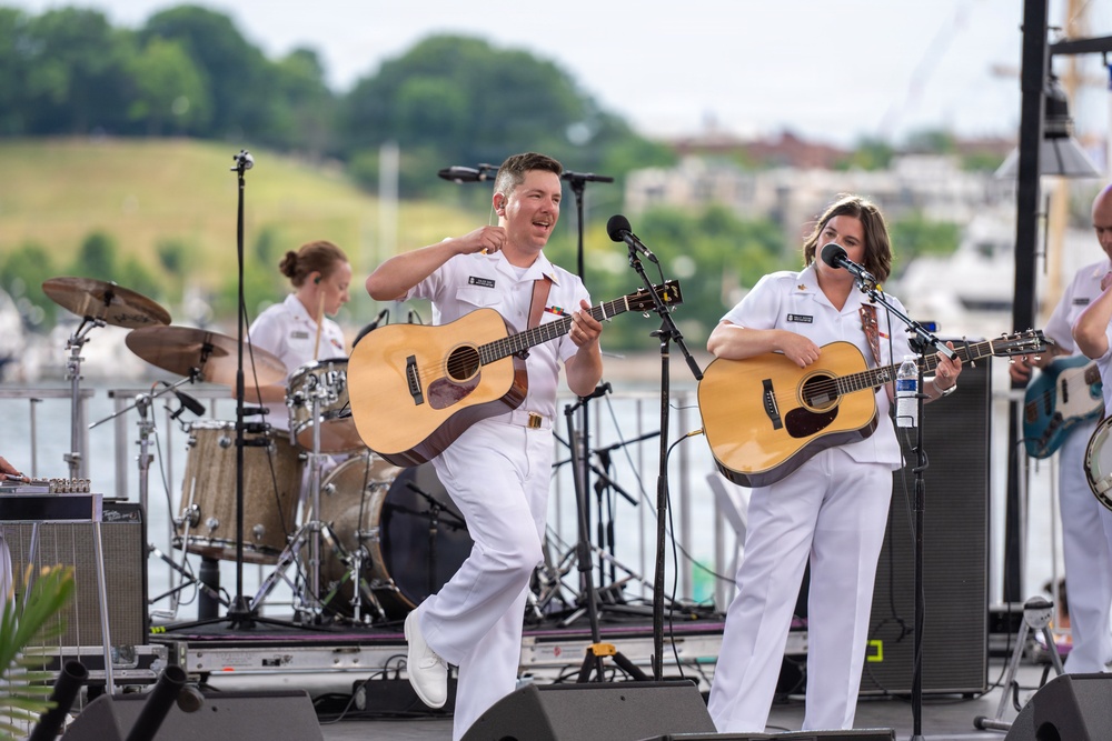 U.S. Navy Band Country Current Performs at Sail 250 in Baltimore, Maryland