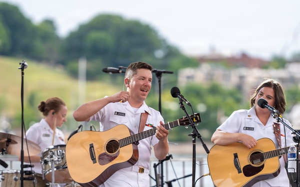 U.S. Navy Band Country Current Performs at Sail 250 in Baltimore, Maryland