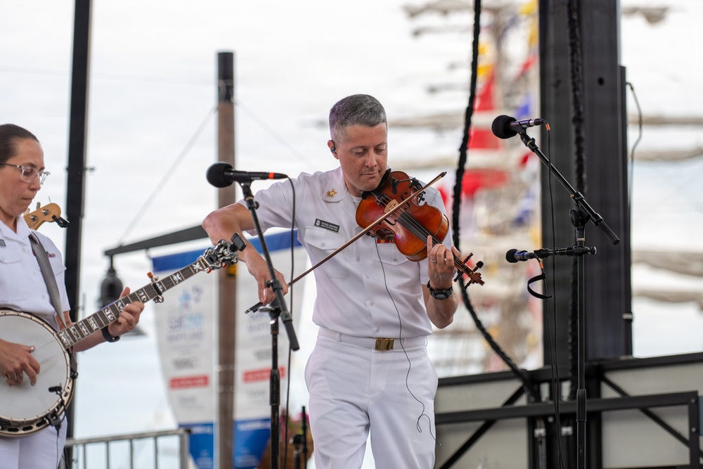U.S. Navy Band Country Current Performs at Sail 250 in Baltimore, Maryland