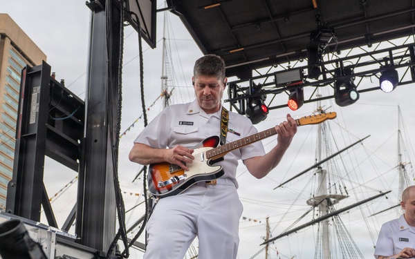 U.S. Navy Band Country Current Performs at Sail 250 in Baltimore, Maryland