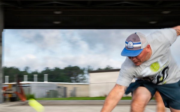 125th Fighter Wing Airmen build camaraderie through pickleball PT