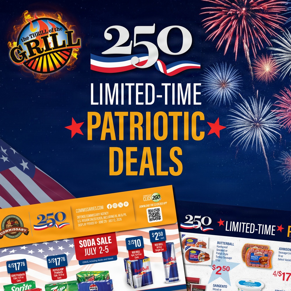 Thrill of the Grill 250, Limited-Time Patriotic Deals