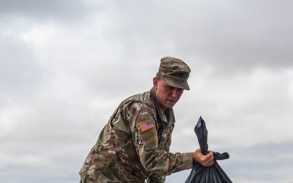 Guardsmen, Volunteers Clean Up Birds of Prey National Conservation Area