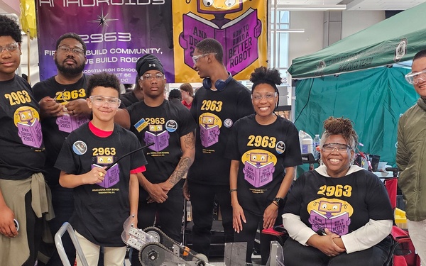 PAE SSP STEM Volunteer Supports Anacostia High School Robotics Team
