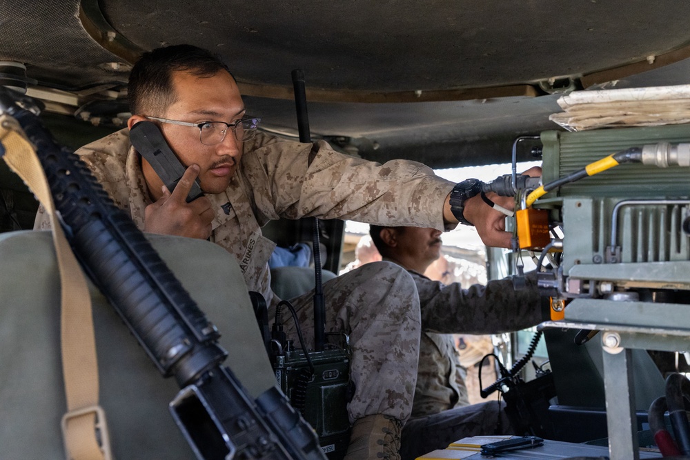 Marines with 2/24 conduct an FSCEX during SLTE 3-26