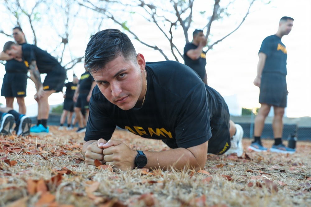 892nd MRBC Army Fitness Test