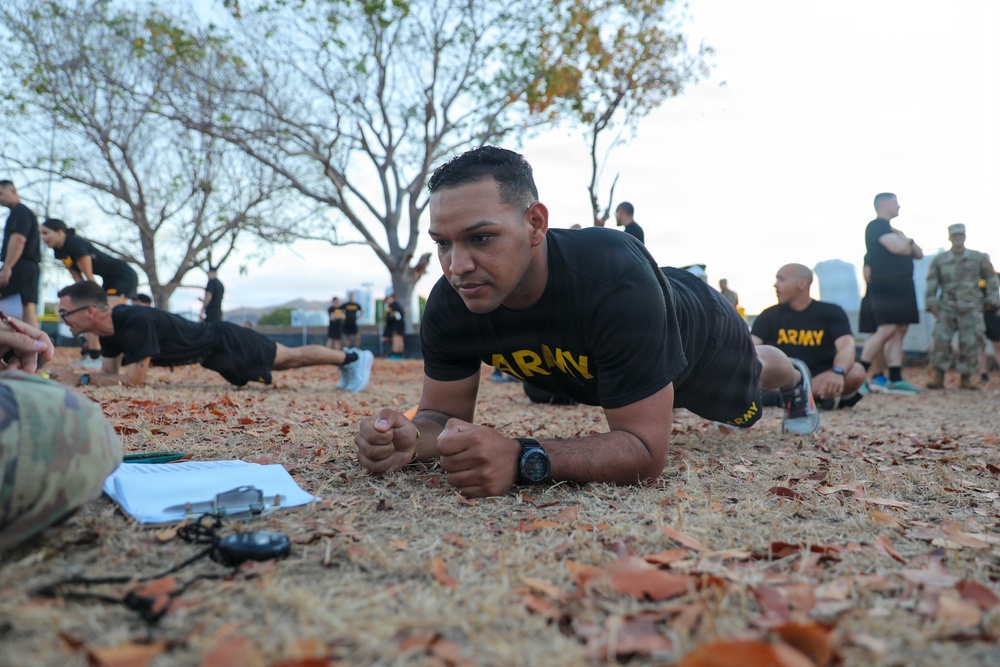 892nd MRBC Army Fitness Test