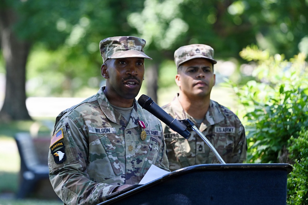 Outgoing Commander Delivers Farewell Remarks at JB MDL ASA Fort Dix Ceremony