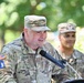 Incoming ASA HHC Commander Addresses Troops at JB MDL Fort Dix Ceremony