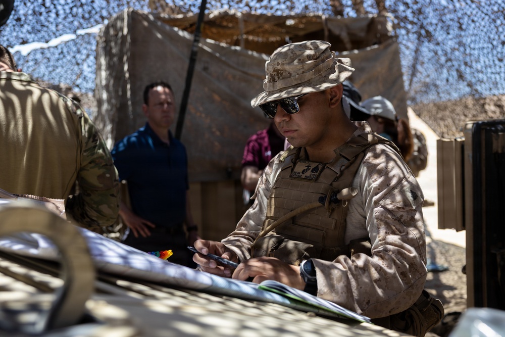 Marines with 2/24 conduct an FSCEX during SLTE 3-26