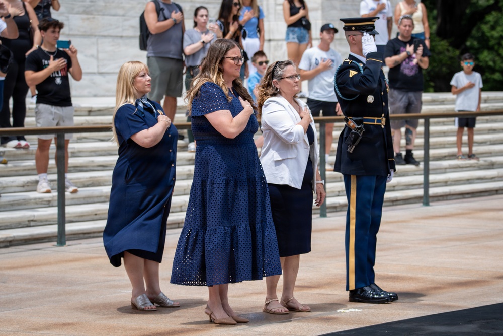 Chaplain Corps Spouses Honored During Wreath-Laying Ceremony