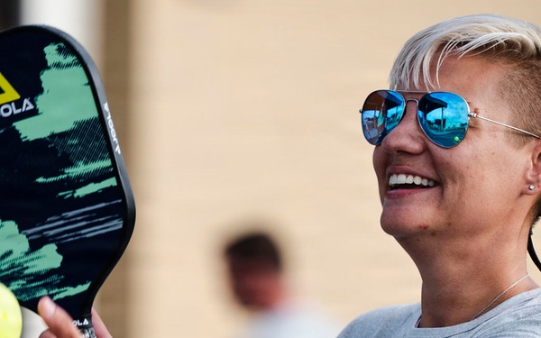 125th Fighter Wing Airmen build camaraderie through pickleball PT