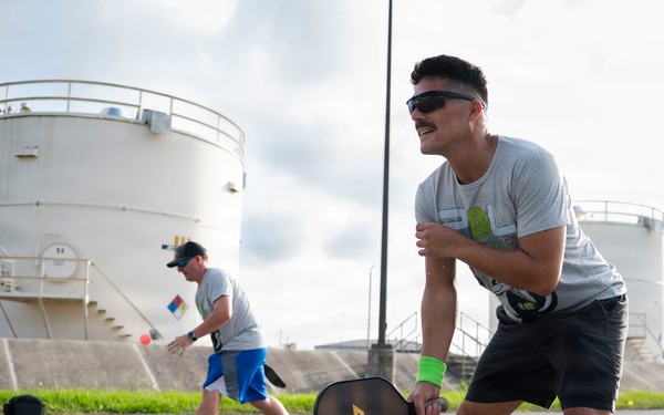 125th Fighter Wing Airmen build camaraderie through pickleball PT