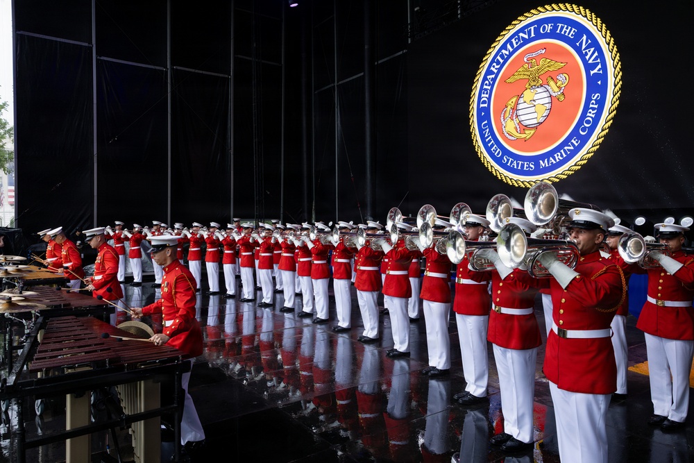 “The Commandant’s Own” performs at the Great American State Fair