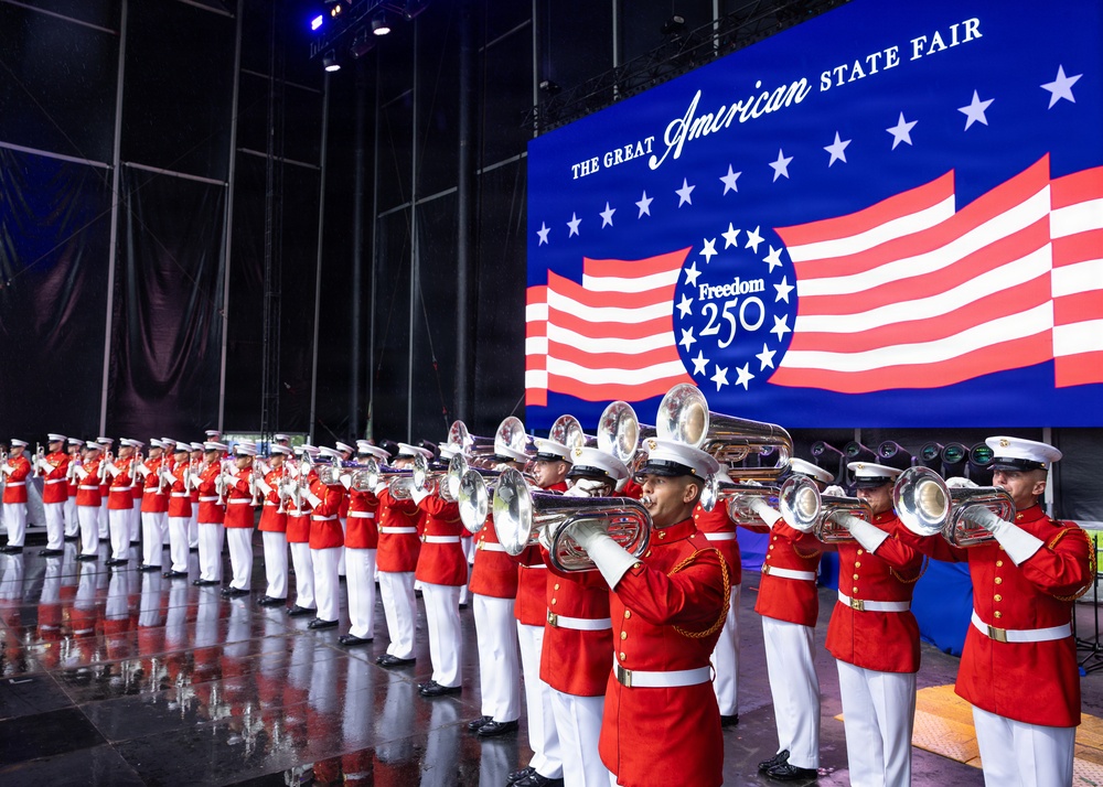 “The Commandant’s Own” performs at the Great American State Fair