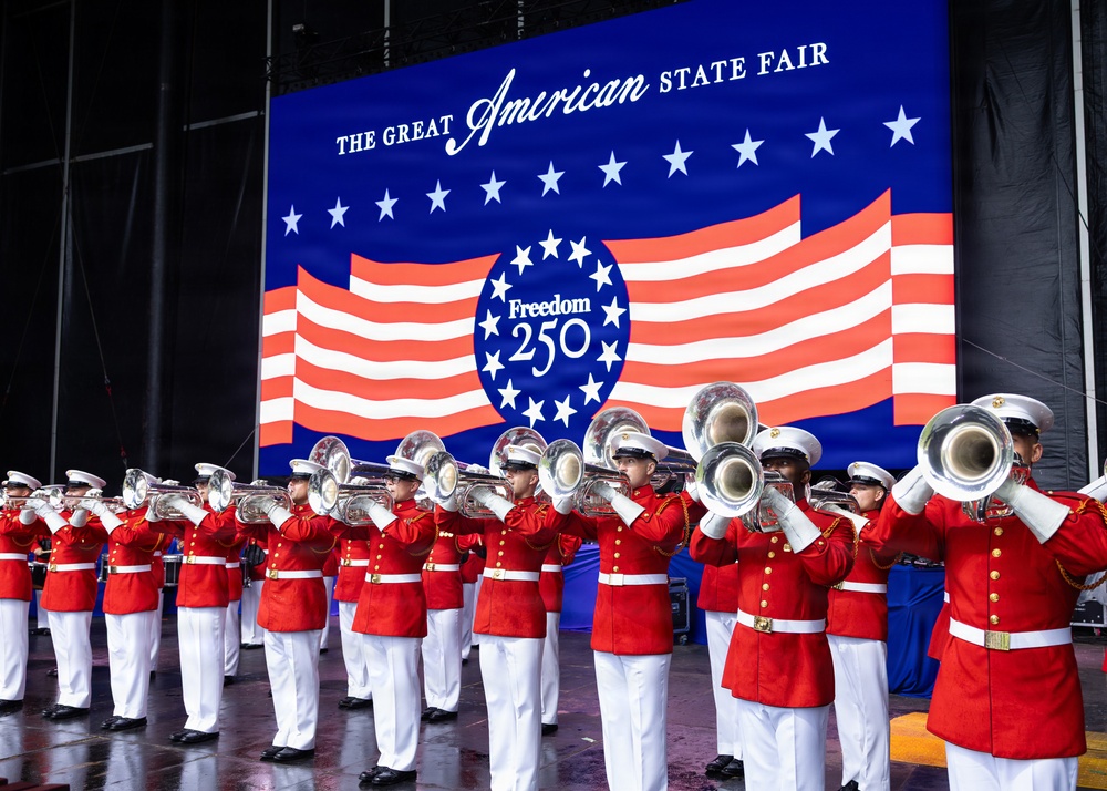 “The Commandant’s Own” performs at the Great American State Fair