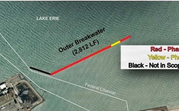 Repair Work Continues on Dunkirk Breakwater
