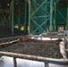 Western NC Biochar processing facility showing filled containers