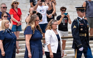 Chaplain Corps Spouses Honored During Wreath-Laying Ceremony
