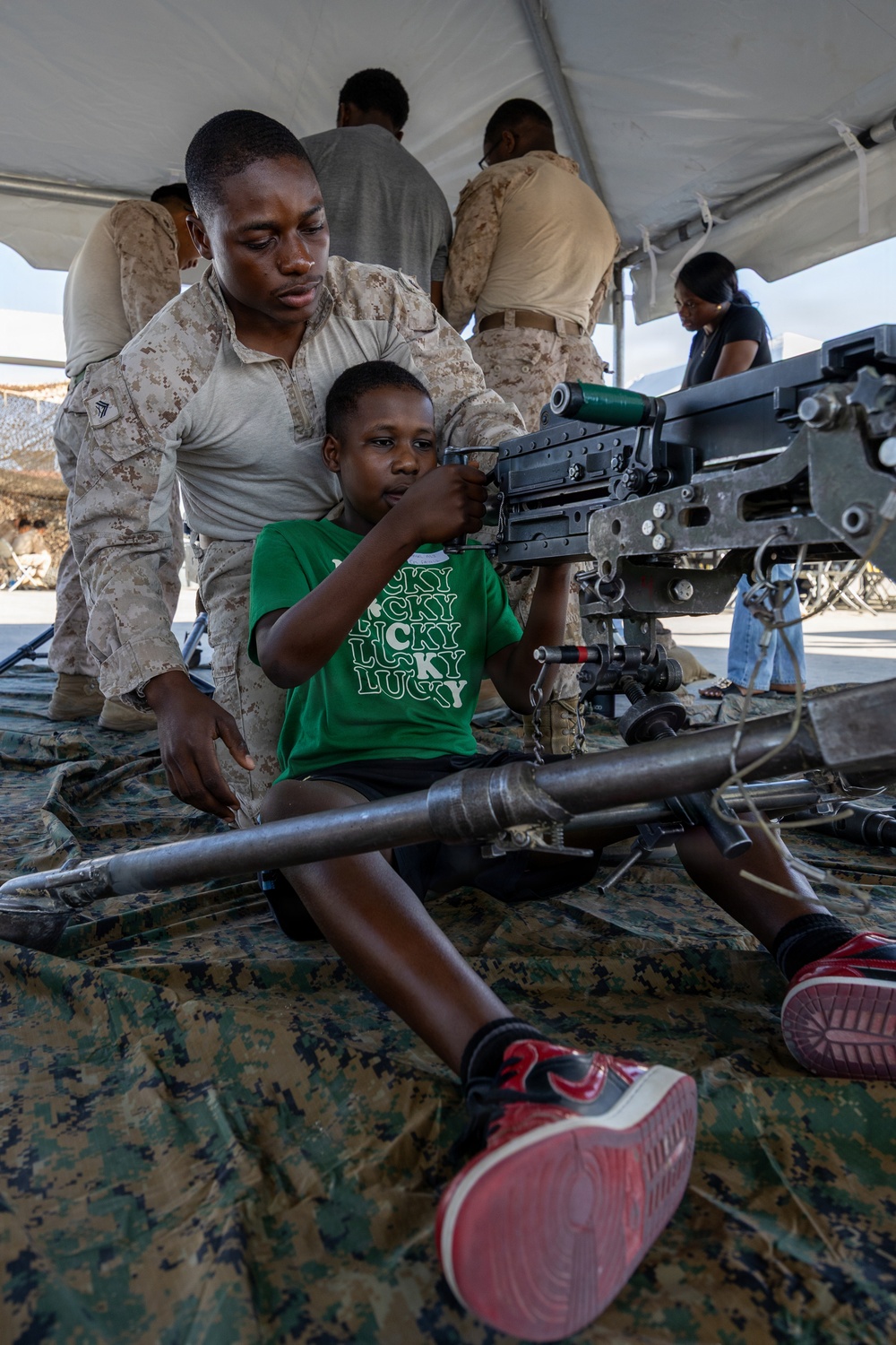 U.S. Marines with 3/11 hold Jane Wayne Day at MCAGCC