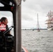 US Coast Guard Cutter Eagle leads Sail250 Virginia Parade of Sail
