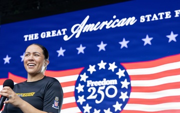 U.S. Army Band Downrange performs at the Great American State Fair
