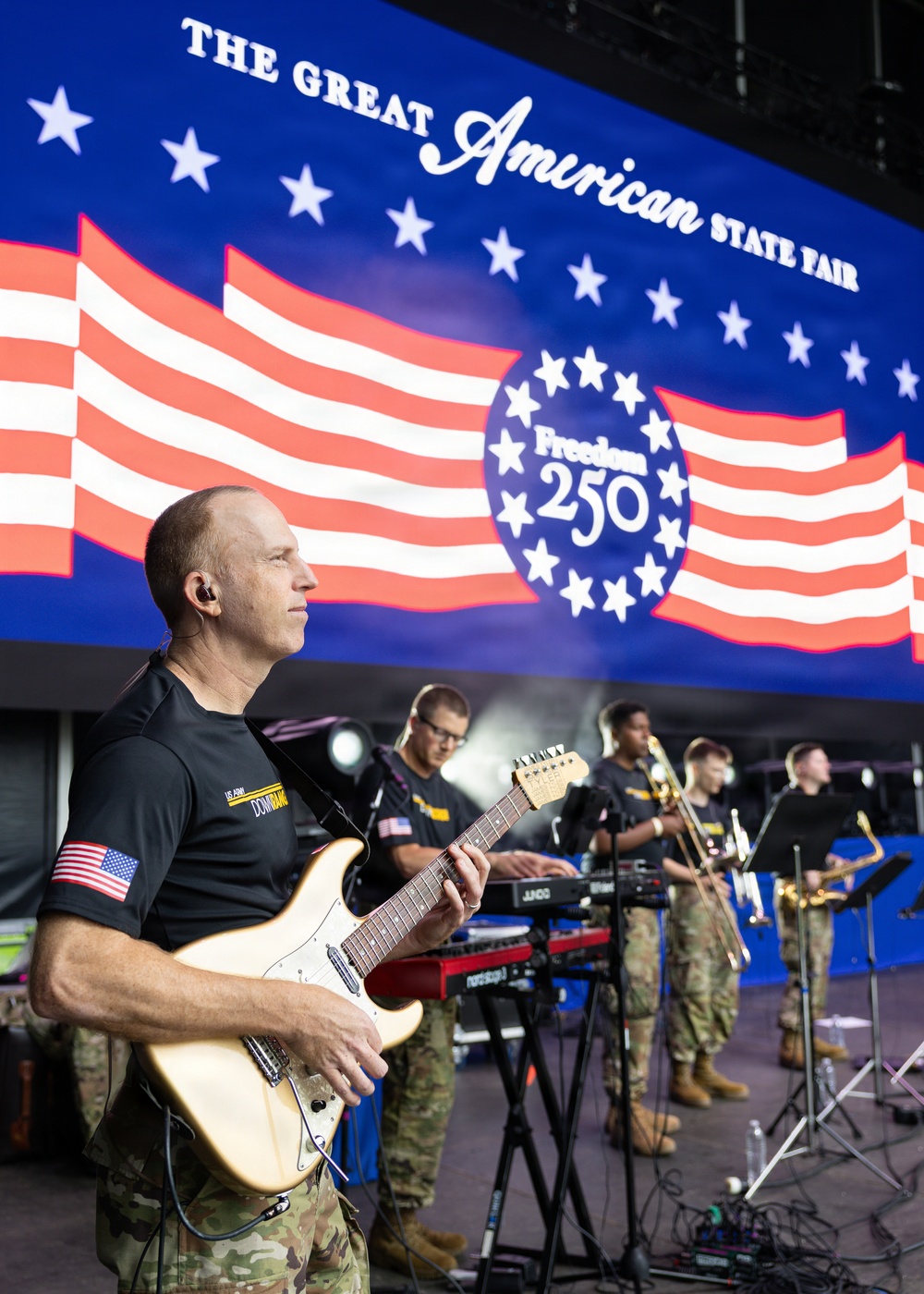 U.S. Army Band Downrange performs at the Great American State Fair