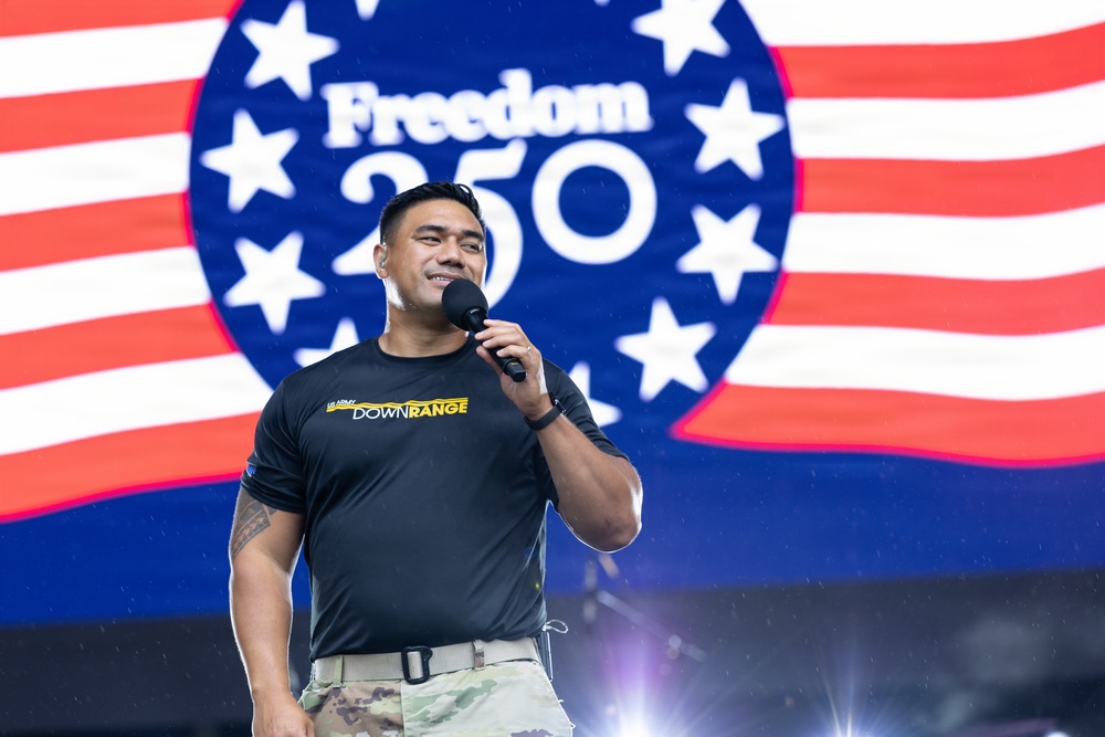 U.S. Army Band Downrange performs at the Great American State Fair