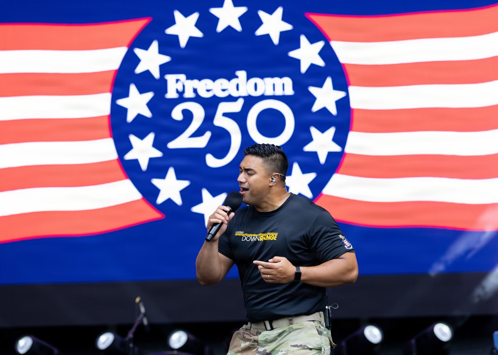 U.S. Army Band Downrange performs at the Great American State Fair