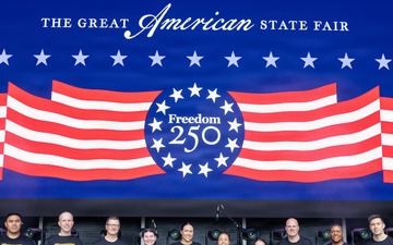 U.S. Army Band Downrange performs at the Great American State Fair