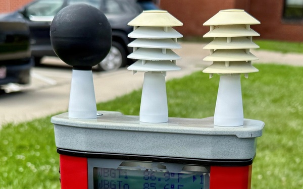Munson Public Health Soldiers monitor local heat category