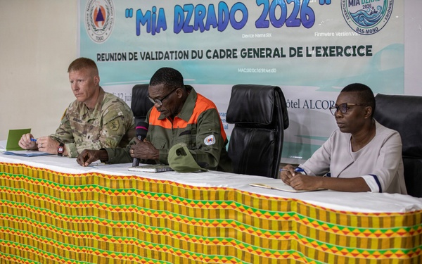 Togolese disaster-response officials conduct training prep meeting with North Dakota SPP colleagues, SETAF-AF