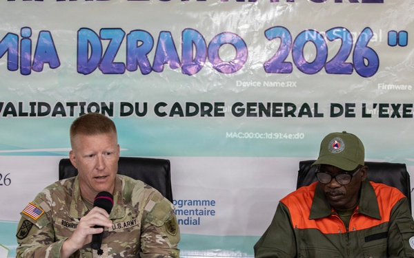 Togolese disaster-response officials conduct training prep meeting with North Dakota SPP colleagues, SETAF-AF
