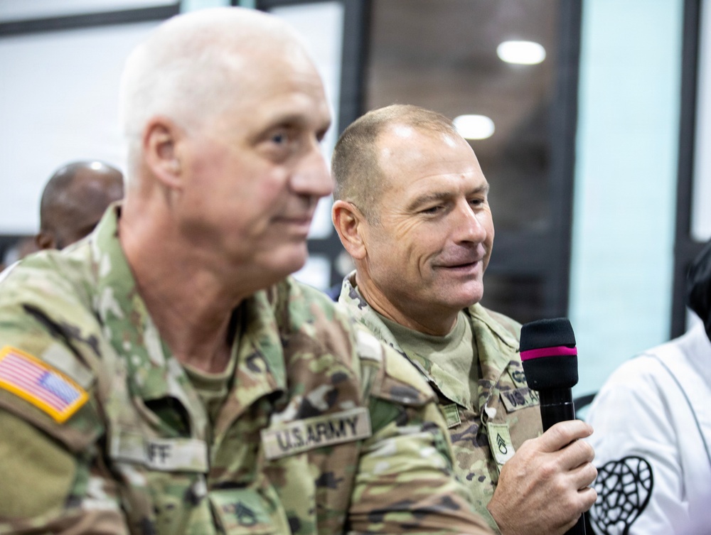 Togolese disaster-response officials conduct training prep meeting with North Dakota SPP colleagues, SETAF-AF