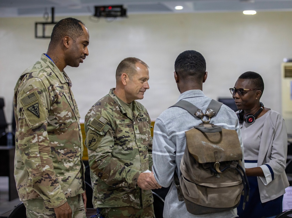 Togolese disaster-response officials conduct training prep meeting with North Dakota SPP colleagues, SETAF-AF