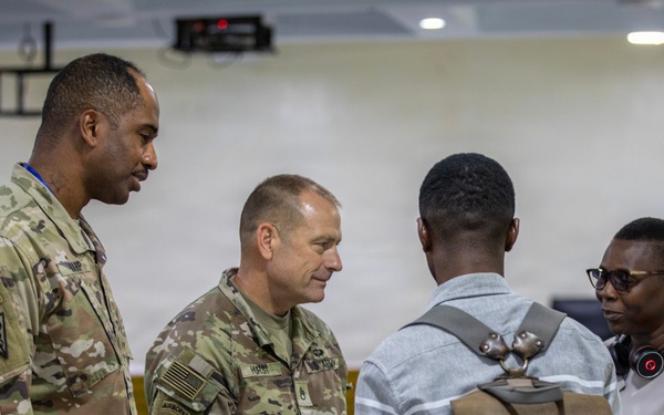 Togolese disaster-response officials conduct training prep meeting with North Dakota SPP colleagues, SETAF-AF