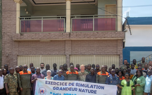 Togolese disaster-response officials conduct training prep meeting with North Dakota SPP colleagues, SETAF-AF