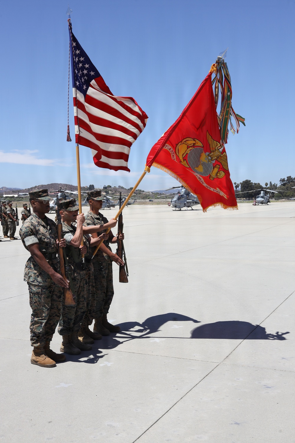 HMLA-369 Change of Command Ceremony