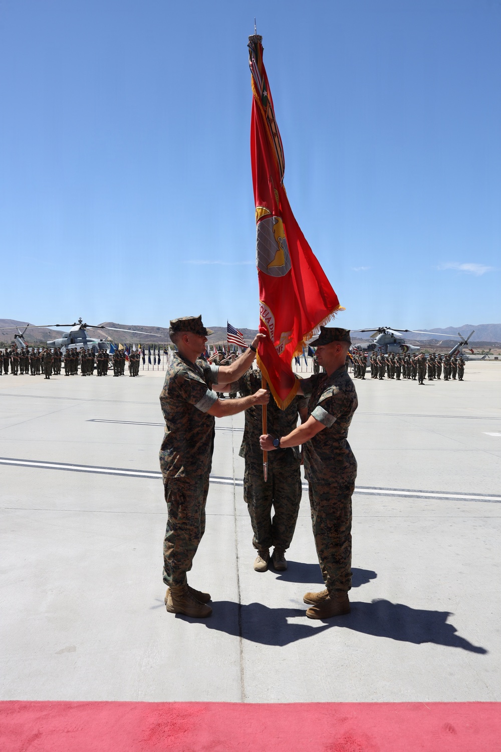 HMLA-369 Change of Command Ceremony