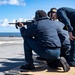 USS Mount Whitney Holds Gun Shoot